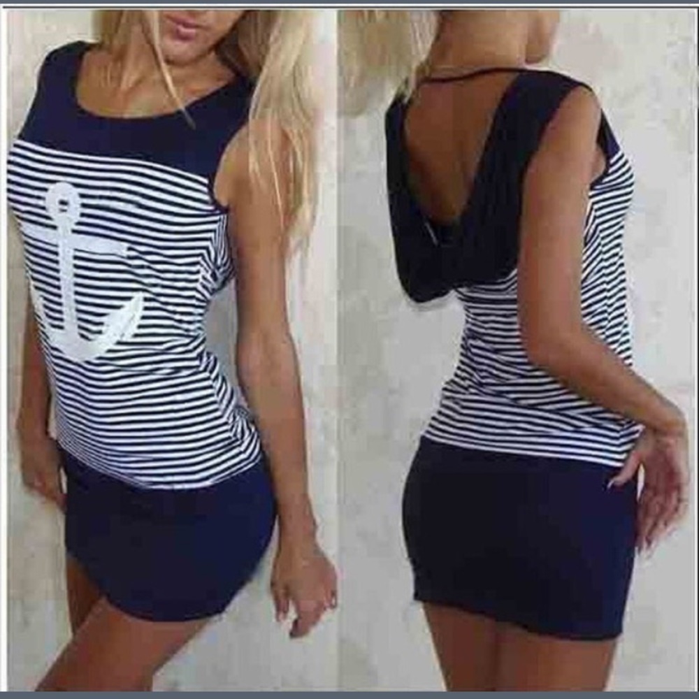 COPY - Nautical Striped Dress